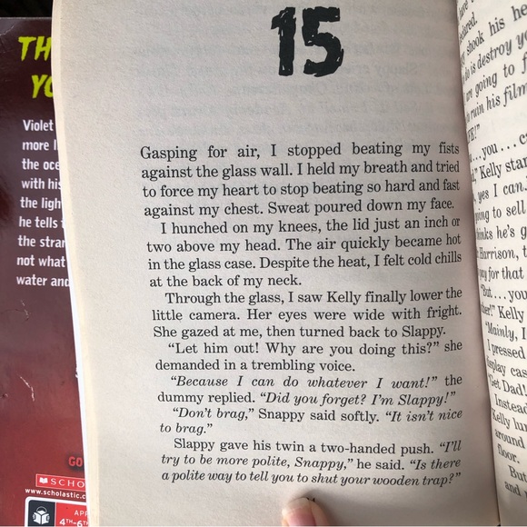 Goosebumps Slappyworld R.L. Stine Chapter Book Scholastic #2 & #3 soft cover 💚 - Picture 11 of 11